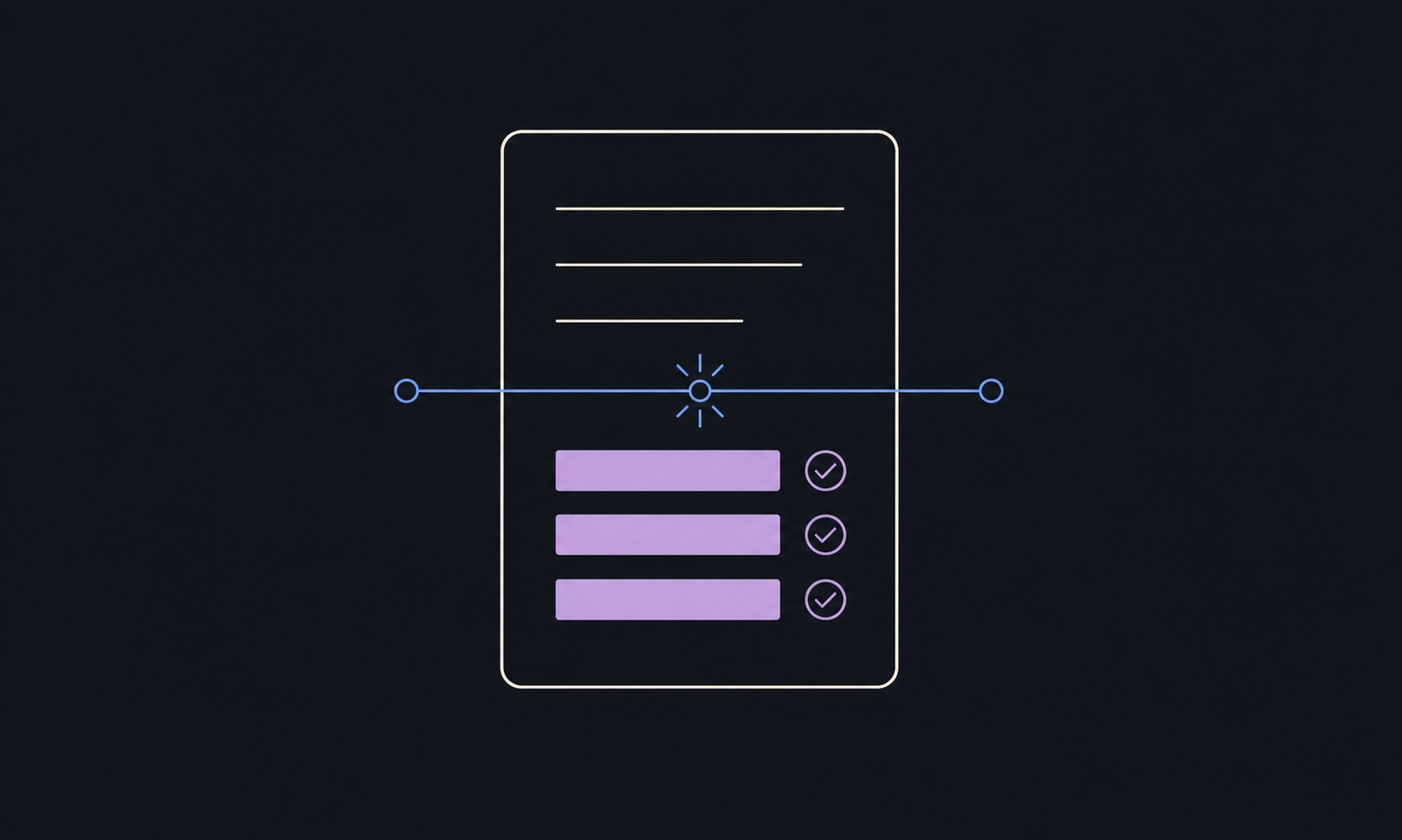 A resume passing through an applicant tracking system scanner and emerging as structured information